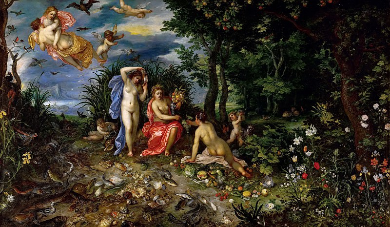 Ceres and the Four Elements. Jan Brueghel The Elder