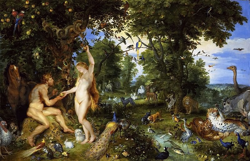 The Garden of Eden with the Fall of Man, Jan Brueghel The Elder
