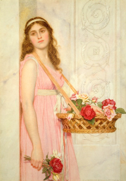 Продавщица цветов, 1929. Джордж Лоуренс Буллейд