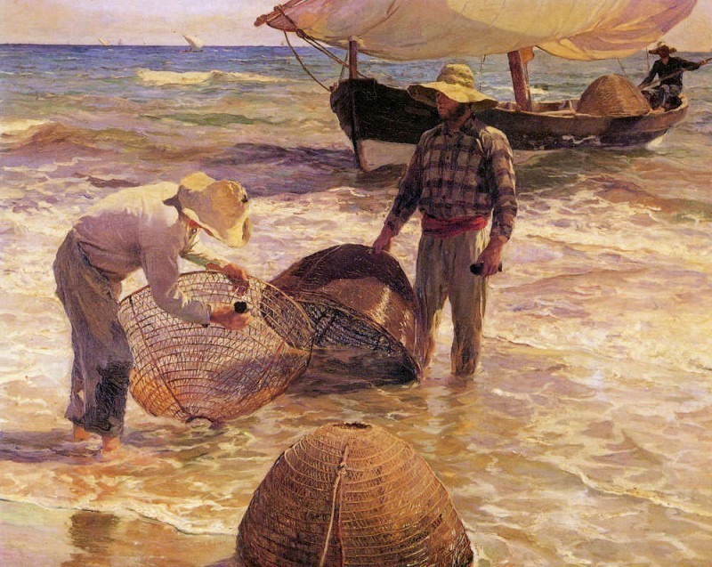 Valencian fishermen. Joaquin Sorolla y Bastida