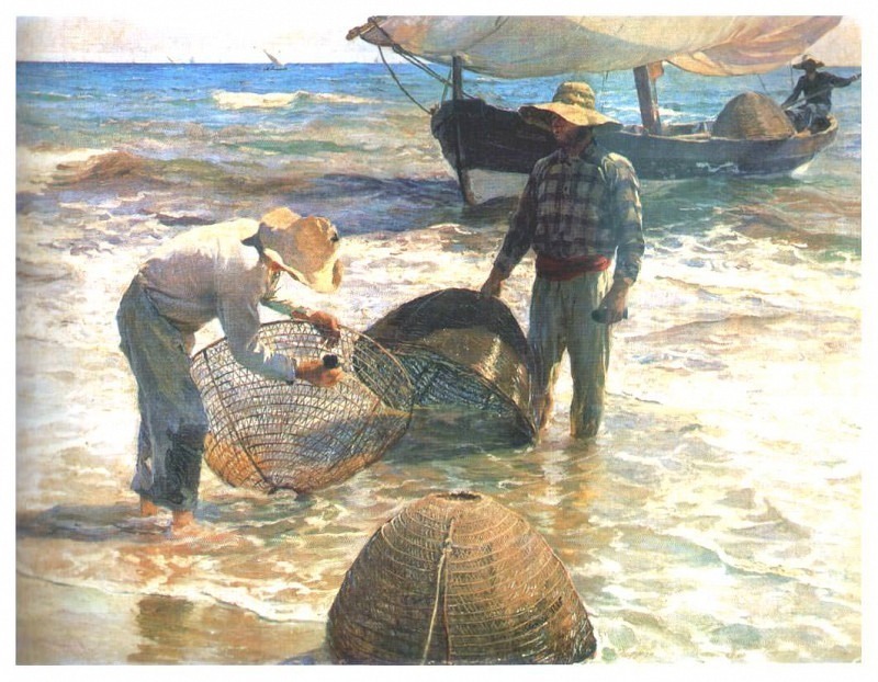Valencian fishermen, Joaquin Sorolla y Bastida