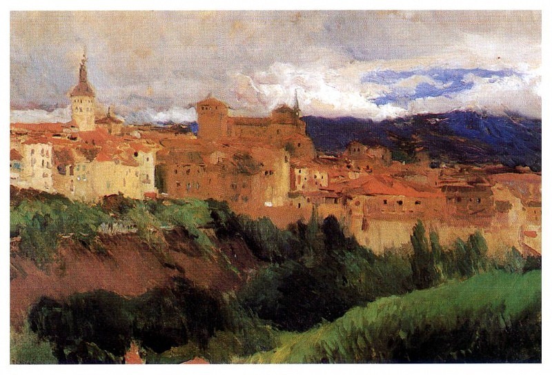 View of Segovia. Joaquin Sorolla y Bastida