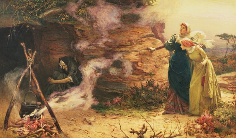 Visit to the Witch. Edward Frederick Brewtnall