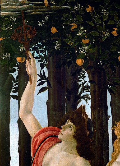 Spring (Primavera), detail. Alessandro Botticelli