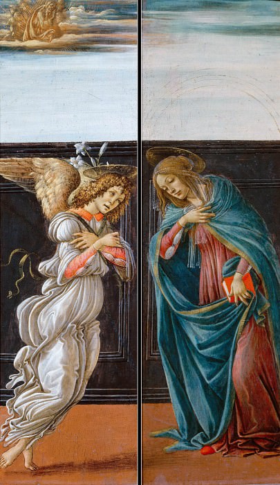 The Annunciation. Alessandro Botticelli