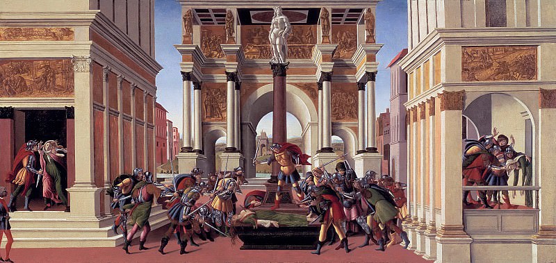 The Story of Lucretia. Alessandro Botticelli