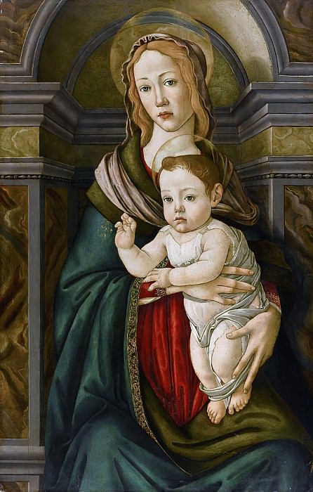 Мадонна с Младенцем (Боттичелли и мастерская). Сандро Боттичелли