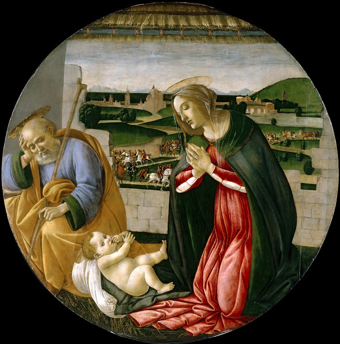 The Adoration of the Child (and Studio). Alessandro Botticelli