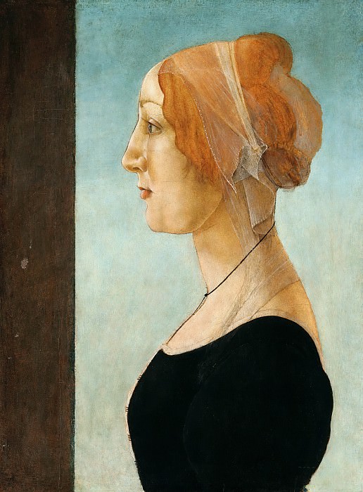 Женский портрет (картина) — Сандро 
