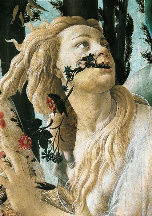Spring (Primavera), detail. Alessandro Botticelli