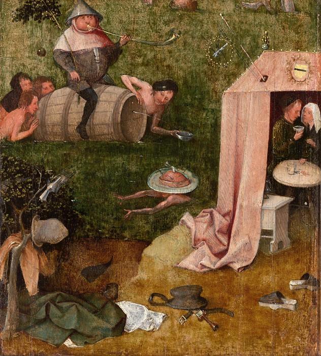 Gluttony and Lust. Hieronymus Bosch