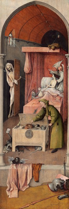 Death and the Miser. Hieronymus Bosch