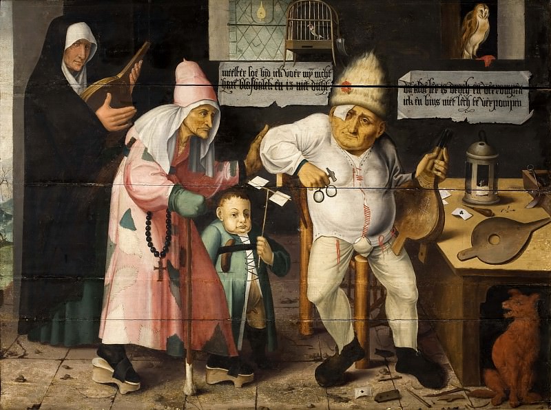 The mender (follower). Hieronymus Bosch