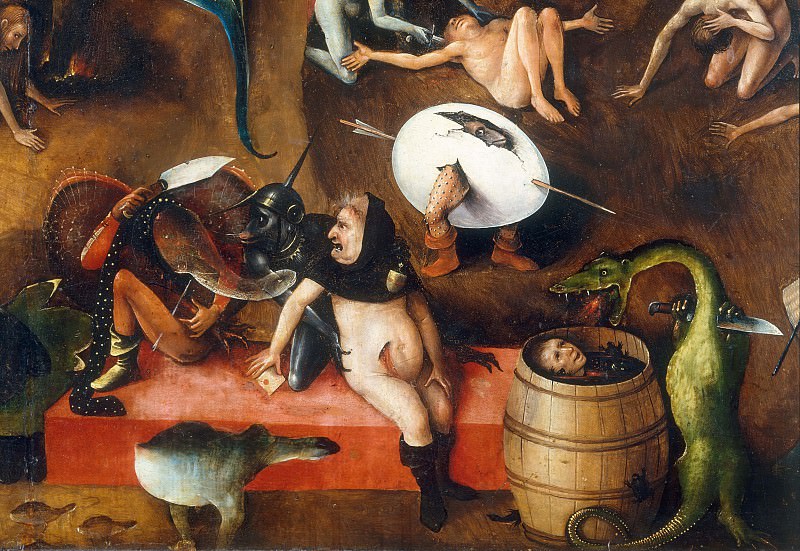The Last Judgement, detail. Hieronymus Bosch