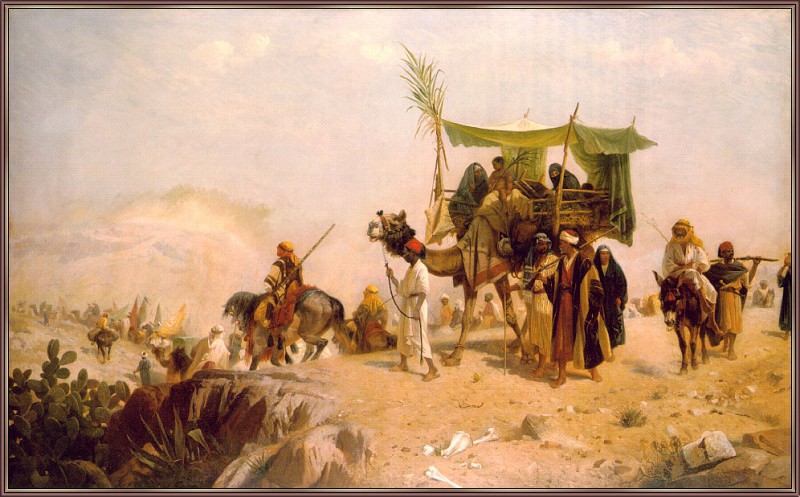 Pilgrims En Route To Mecca. Richard Beavis