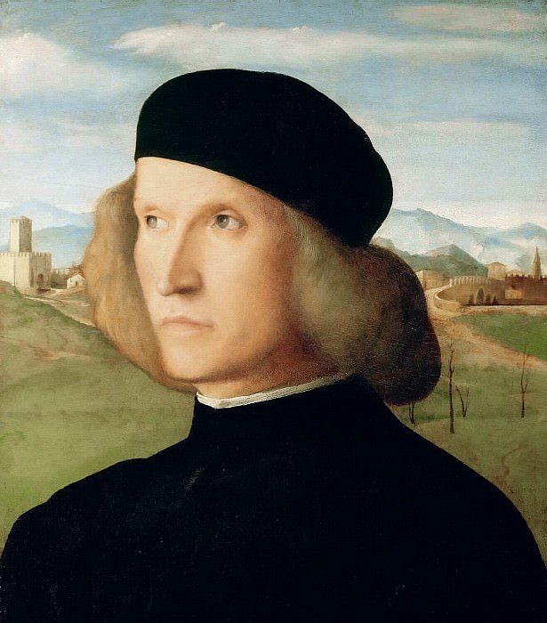 Portrait of a young man. Giovanni Bellini