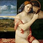 Naked Young Woman in Front of the Mirror, Giovanni Bellini