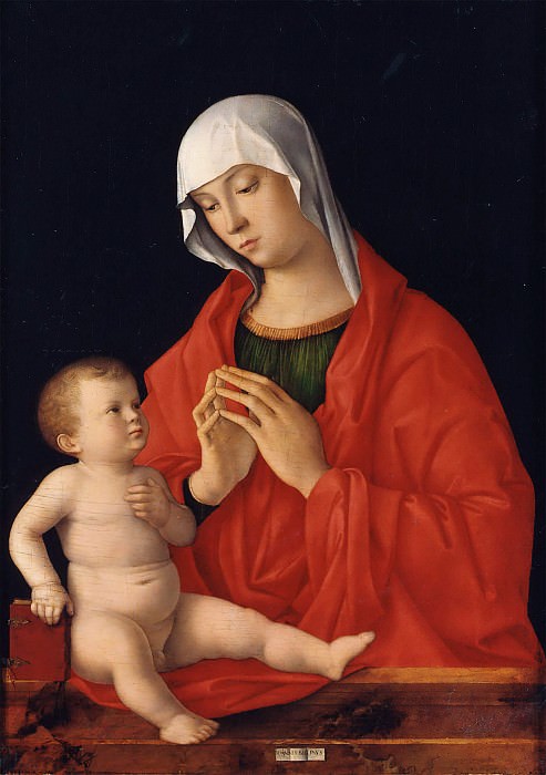 The virgin and child. Giovanni Bellini