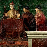 The Doge Leonardo Loredan with four Nobili, Giovanni Bellini