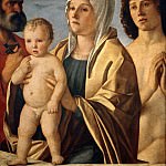 Madonna and Child with Saints Peter and Sebastian, Giovanni Bellini