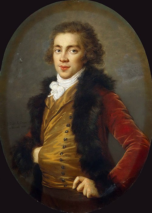 Portrait of Baron Grigory Strogsnov. Élisabeth Louise Vigée Le Brun
