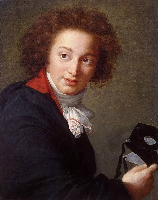 Portrait of Count Grigory Chernyshev with a Mask in His Hand с маской в руке. Élisabeth Louise Vigée Le Brun