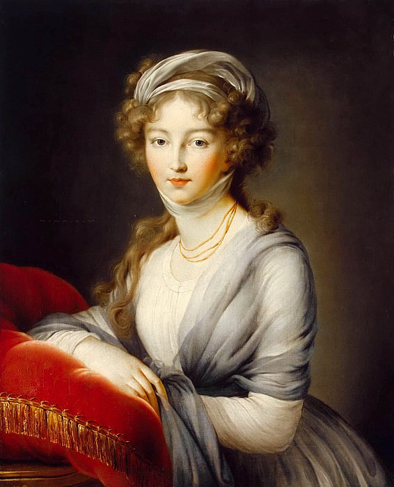 Portrait of Empress Yelizaveta Alekseyevna. Élisabeth Louise Vigée Le Brun
