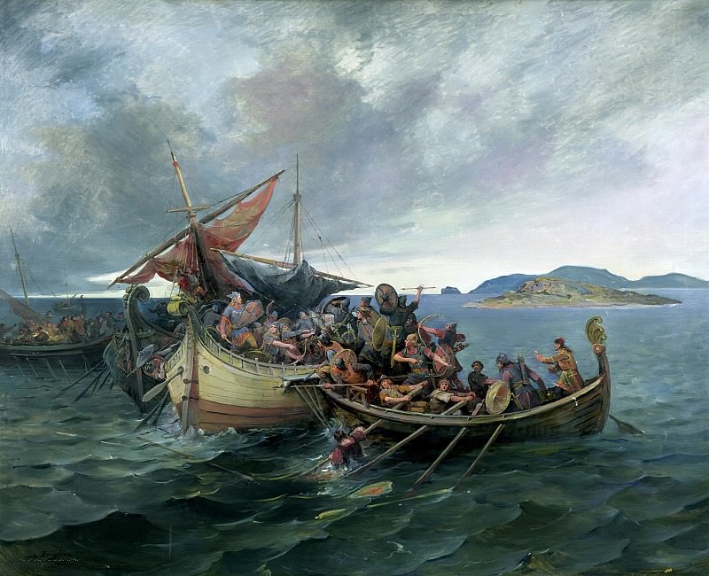 The Battle of Svolder. Nils Bergslien