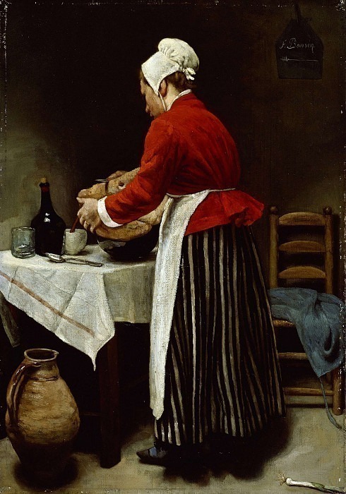 The Maid. François Bonvin