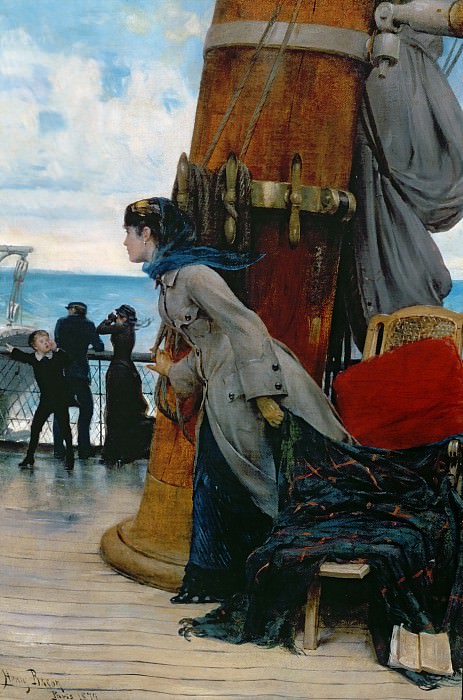 Cross Atlantic Voyage, 1879. Henry Bacon