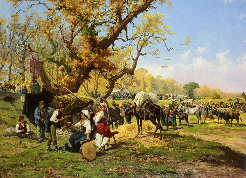 The Horse Fair. Pietro Barucci