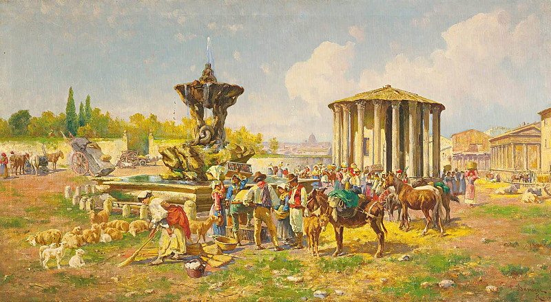 Храм Весты, Рим. Пьетро Баруччи