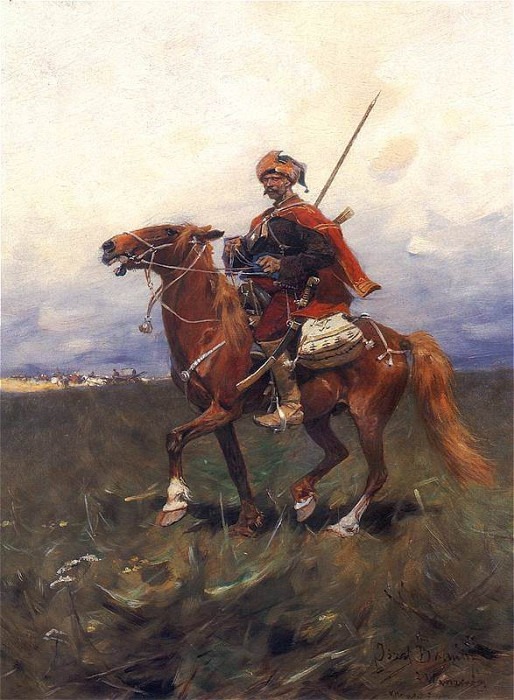 Казачий всадник. Юзеф Брандт