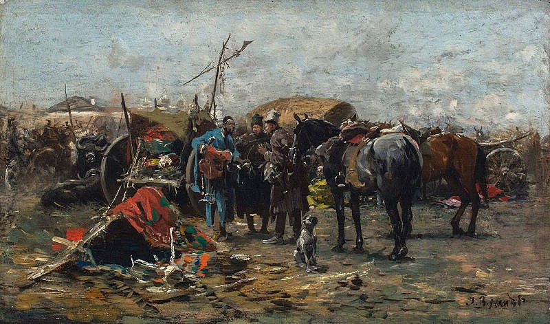 Ярмарка в г. Балта, Подолье. Юзеф Брандт