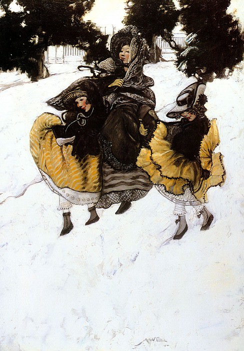 A Winter Day, 1913. Anna Whelen Betts