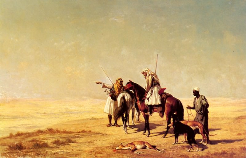 The Desert Hunt. Etienne Billet
