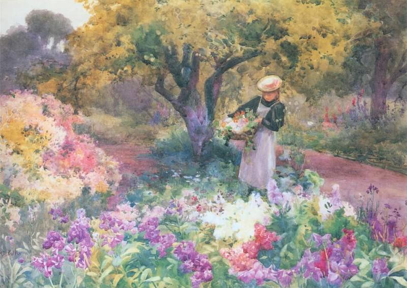 Collecting Flowers. Mildred Anne Butler