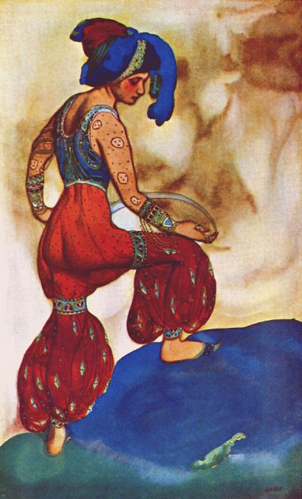 Шехерезада Синий султан 1910. Леон Бакст