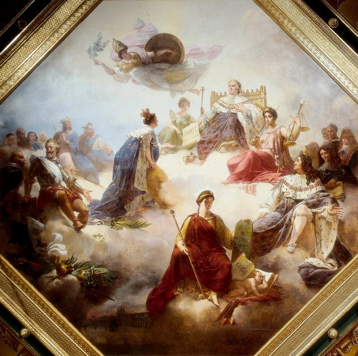 France Receives the Constitutional Charter from Louis XVIII. Merry-Joseph Blondel