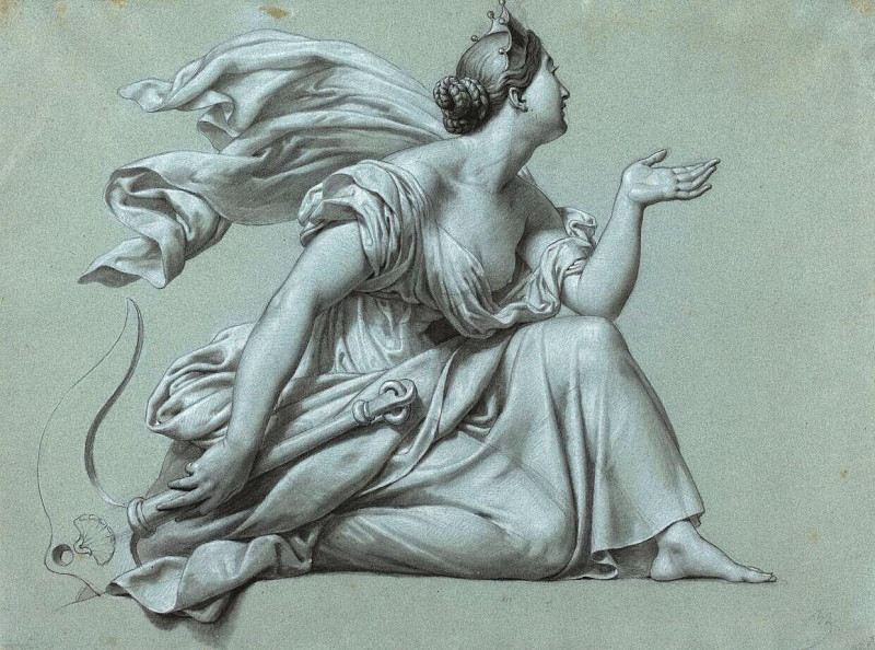 Hope with Her Anchor. Merry-Joseph Blondel
