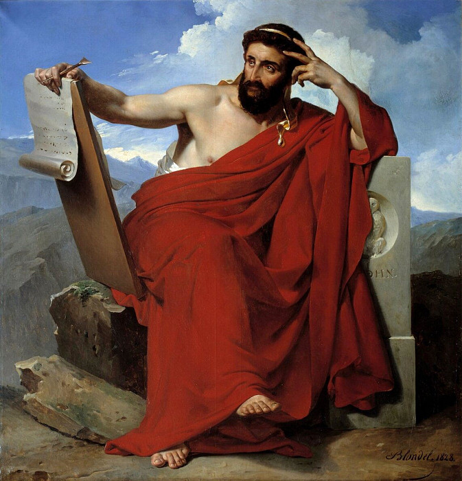 Portrait of Solon, Legislator and Poet of Athens. Merry-Joseph Blondel