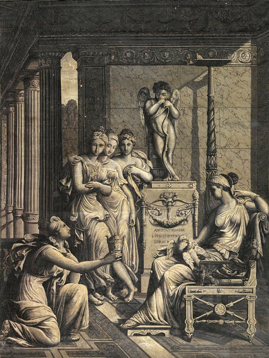 Psyche Bringing Venus a Goblet of Water from the Fountain of Youth. Merry-Joseph Blondel