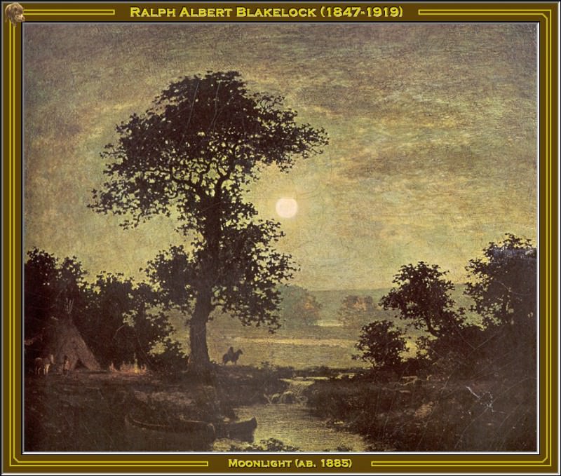 Moonlight(-1885). Ralph Albert Blakelock