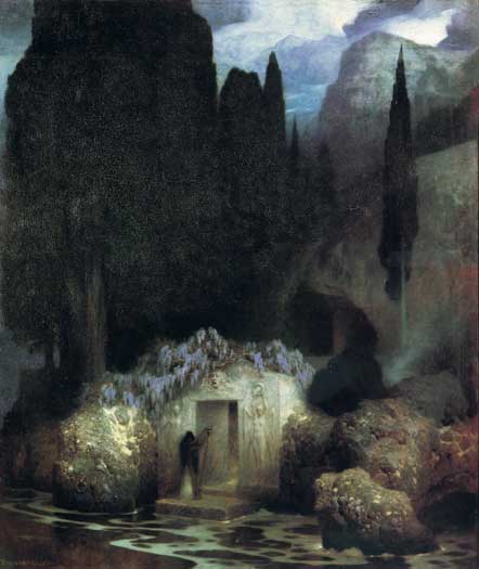 Tomb. Arnold Böcklin