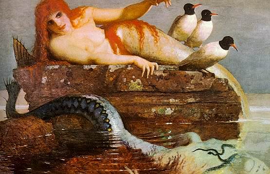 1887 La Sirene. Arnold Böcklin