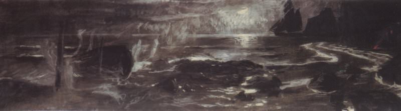 1896 Vision at sea. Arnold Böcklin