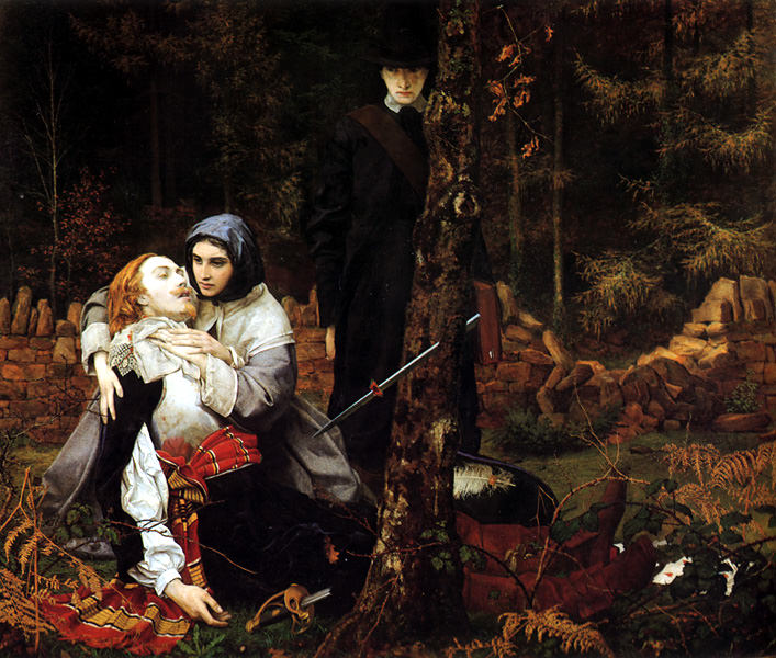The Wounded Cavalier. William Shakespeare Burton