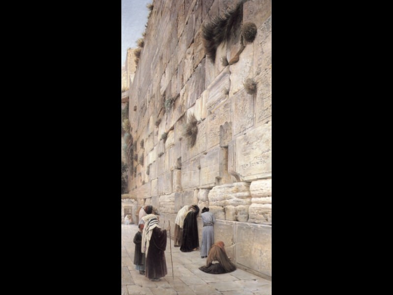 Иерусалим - Стена плача. Густав Бауерфинд