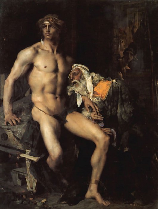 Achilles And Priam. Jules Bastien-Lepage