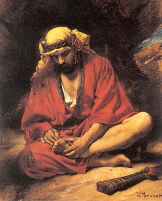 An Arab Removing a Thorn from His Foot. Léon Joseph Florentin Bonnat